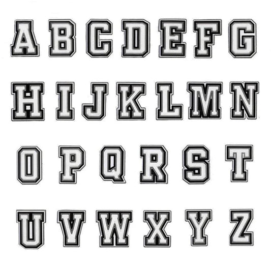 Charms Lettres blanches
